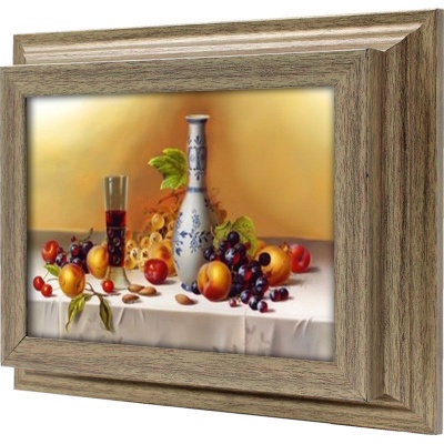  Ключница Вино и фрукты II, Антик, 13x18 см фото в интернет-магазине