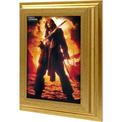  Ключница Пираты Карибского Моря, Золото, 13x18 см фото в интернет-магазине