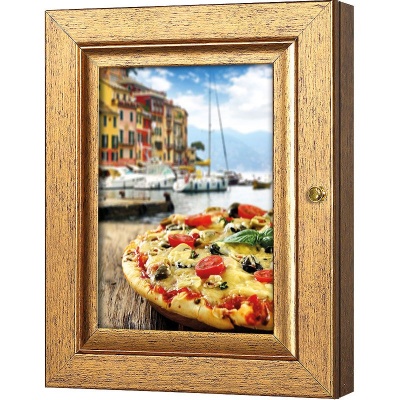  Ключница Итальянская пицца, Авантюрин, 13x18 см фото в интернет-магазине