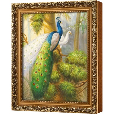  Ключница Пара прекрасных павлинов, Цитрин, 20x25 см фото в интернет-магазине