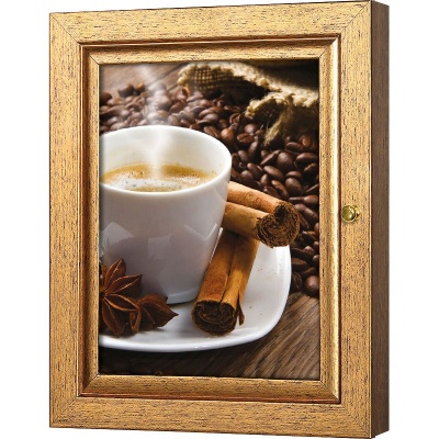  Ключница Кофе и корица, Авантюрин, 20x25 см фото в интернет-магазине