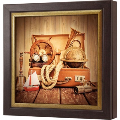  Ключница Морской натюрморт, Турмалин/Золото, 30x30 см фото в интернет-магазине
