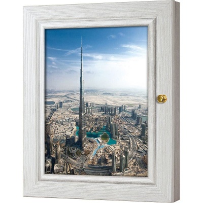  Ключница Башня Бурдж Халиф, Жемчуг, 20x25 см фото в интернет-магазине
