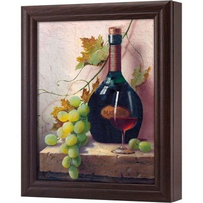  Ключница Красное вино, Обсидиан, 20x25 см фото в интернет-магазине