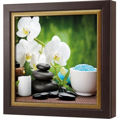  Ключница Гармония орхидей, Турмалин/Золото, 30x30 см фото в интернет-магазине