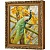  Ключница Великолепный павлин, Цитрин, 20x25 см фото в интернет-магазине