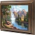  Ключница Пейзаж с водопадом 2, Бронза, 20x25 см фото в интернет-магазине