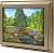  Ключница Цветочные берега, Антик, 20x25 см фото в интернет-магазине