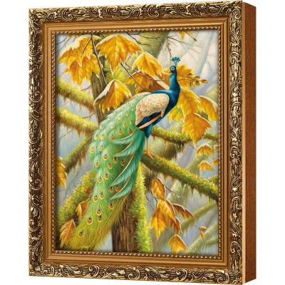  Ключница Великолепный павлин, Цитрин, 20x25 см фото в интернет-магазине